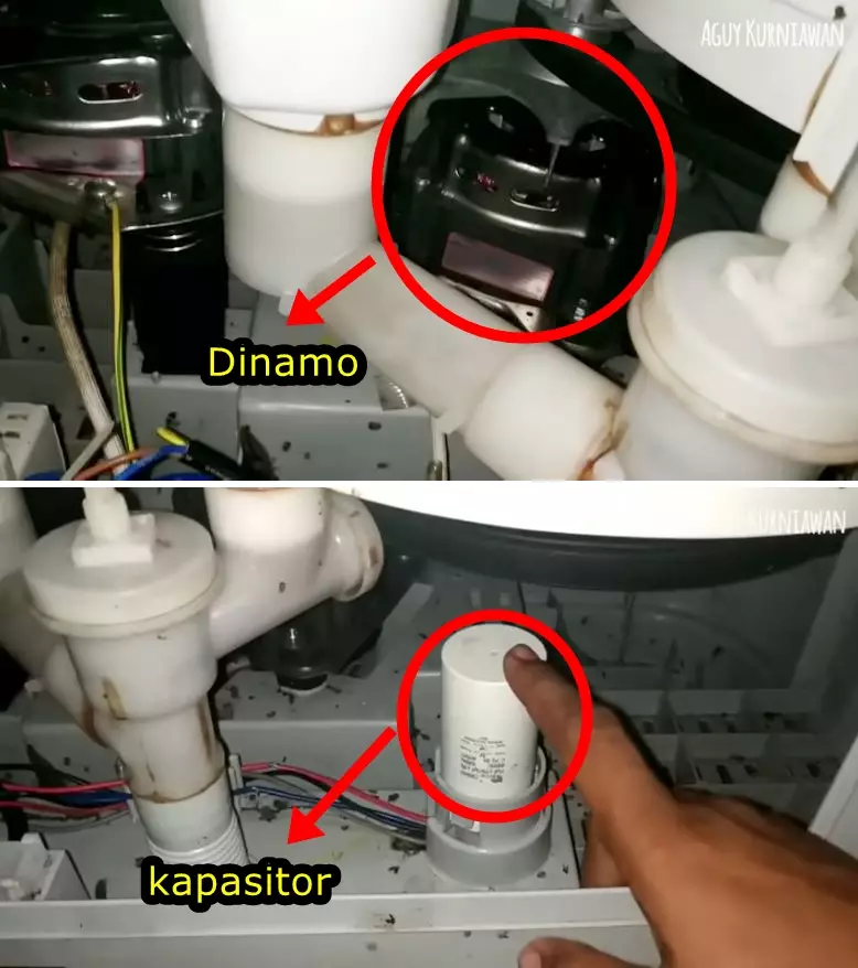 mesin cuci tidak berputar © YouTube