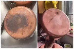 Tak perlu baking soda atau lemon, ini trik bersihkan noda membandel di pantat panci pakai 1 jenis saus