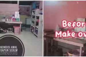 Pecinta warna netral minggir dulu, 10 potret dapur kayu disulap serba pink biar ngejreng tapi estetik