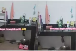 9 Potret dapur mungil estetik tanpa kitchen set ini bikin mupeng, bisa jadi inspirasi dekor emak-emak