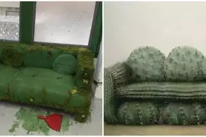 15 Potret kocak bentuk sofa ini bikin gagal paham, jatuhnya malah tak bisa dipakai bersantai