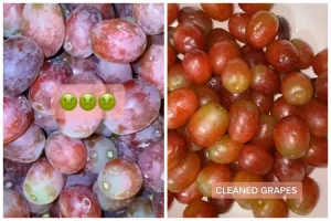 Hanya butuh 1 bahan dapur, ini trik hilangkan lapisan lilin pada anggur tanpa baking soda dan tepung