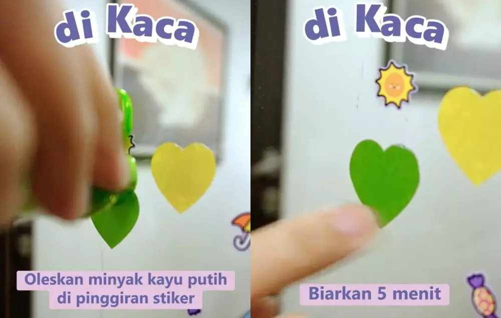  trik bersihkan stiker di dinding dan kaca tanpa bekas noda © berbagai sumber