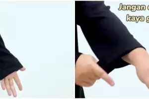 Tanpa digulung, ini cara akali lengan kemeja kepanjangan cuma pakai 1 bahan sederhana