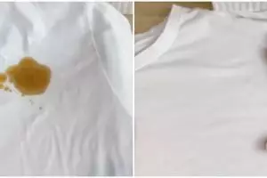 Bukan pakai pemutih, ini cara ampuh bersihkan noda kopi di baju putih cuma modal Rp 500