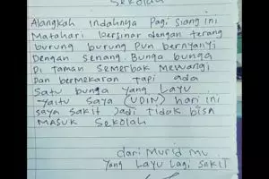 11 Potret kocak surat izin sekolah nyeleneh ini kasihan kalau ditolak, tapi sulit juga buat diterima
