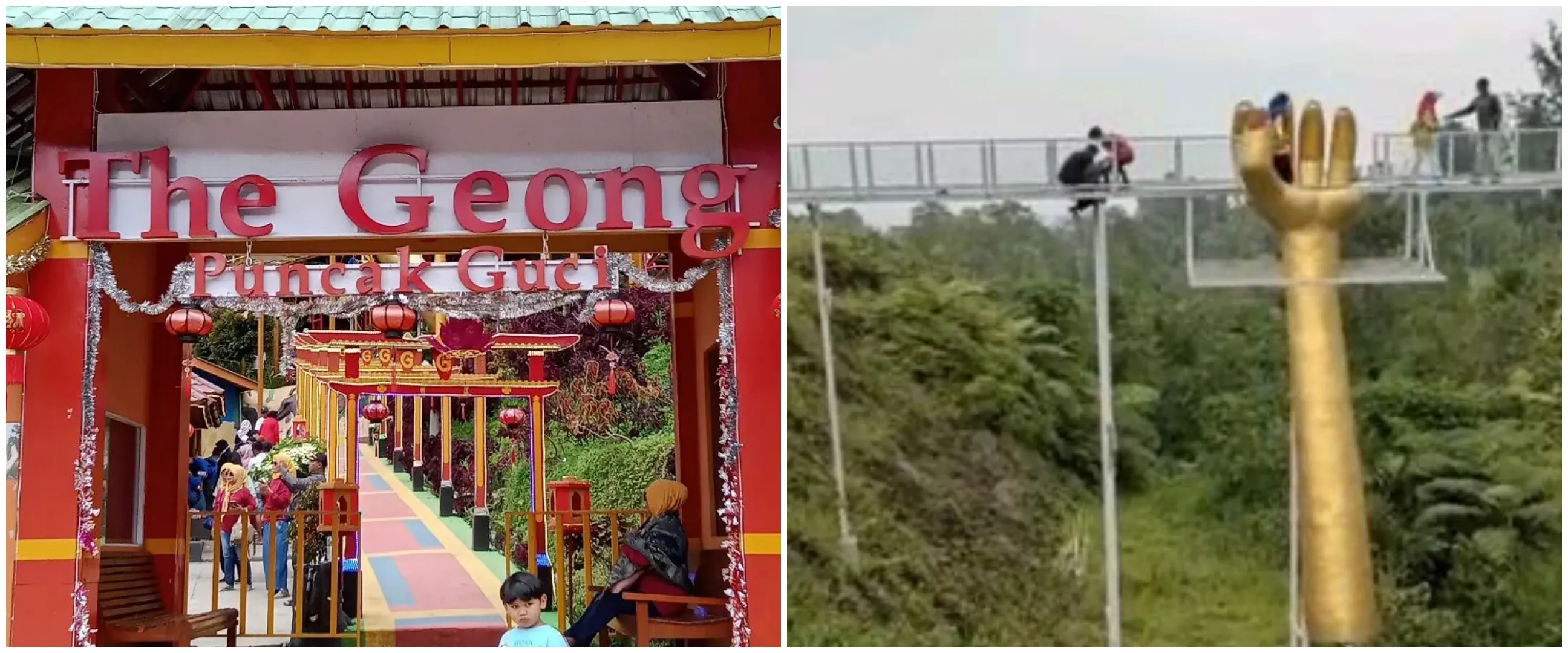 Kronologi di balik pecahnya jembatan kaca di wahana wisata Banyumas, 1 orang tewas