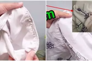 Cuma tambah 1 bahan dapur, ini cara hilangkan noda bintik hitam pada mukena jadi kinclong seperti baru