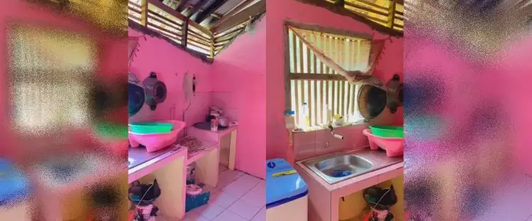 Mewah tak harus mahal, 11 potret dapur kampung atap seng disulap jadi estetik modal cuma Rp 200 ribuan