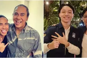 Ayah anak selisih usia puluhan tahun, potret 9 vokalis dan putranya ini sering dikira kakak-adik