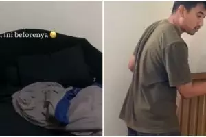 Cara mudah buat wall moulding biar kamar tampak mewah bak hotel bintang 5, modal cuma Rp 300 ribuan