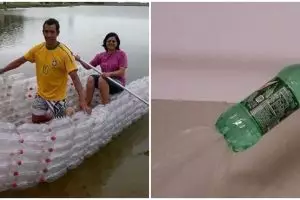 11 Potret kocak alih fungsi botol bekas ini kreatifnya di luar nalar, bisa ditiru guys