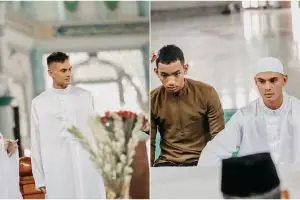 Baru dua bulan kenal putuskan menikah, ini 9 momen Amanda Gonzales temani Christian Rontini mualaf