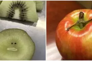 11 Potret kocak kebetulan pada buah ini bikin yang lihat bingung mau memakannya atau nggak