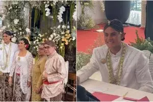 Kental adat Jawa, intip 11 momen haru akad nikah Amanda Gonzales dan Christian Rontini