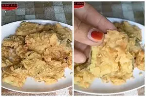 Tanpa baking soda, ini trik bikin adonan terong goreng keriting & renyah cuma pakai 2 bahan sederhana