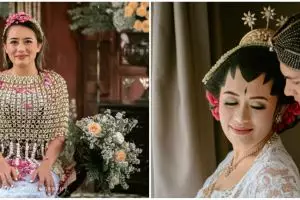 9 Gaya Amanda Gonzales di rangkaian pernikahan, penampilannya anggun bak putri keraton