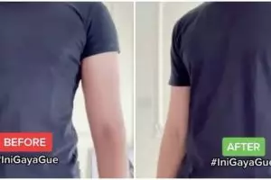 Andalkan 1 peralatan mandi, ini trik mudah akali baju yang kekecilan jadi kembali muat dipakai