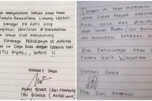 15 Potret lucu surat izin siswa tak masuk sekolah ini alasannya ada aja, kok kepikiran ya?