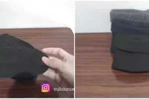 Jangan asal digulung, ini cara mudah melipat kaus kaki pendek dijamin nggak bakal gampang melar