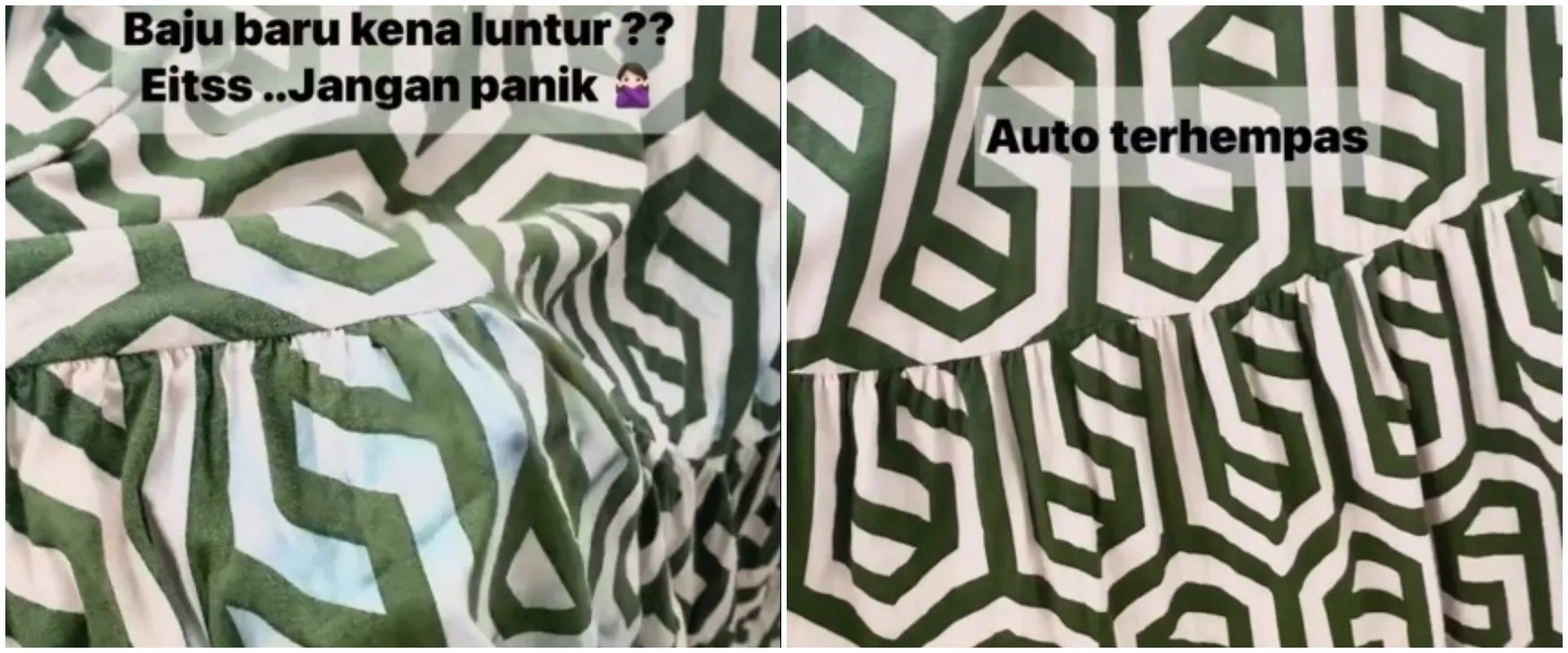 Bukan baking soda, ini trik hilangkan noda luntur pada baju berwarna pakai tambahan 1 bumbu masak