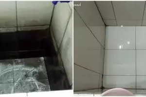 Cukup tambah 1 bahan kue, ini trik hilangkan noda menghitam di bak mandi auto kinclong dalam 5 menit