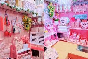 10 Potret dapur mungil tanpa kitchen set ini dekorasinya meriah tapi estetik, keunikannya bikin mupeng