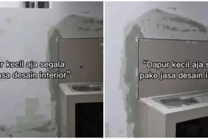 Diejek pakai jasa interior, 10 potret dapur mungil saat sudah jadi ini konsepnya bikin melongo