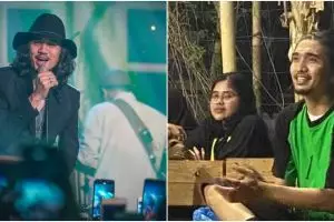 Tenar gemar bergaya sederhana, 5 momen Duta Sheila On 7 dan istri tak gengsi makan bakmi bareng warga