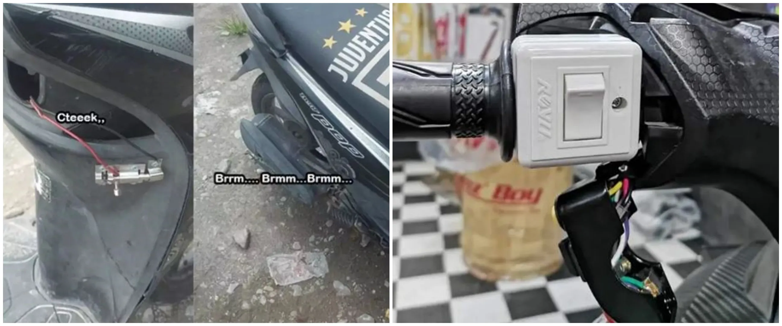11 Potret kocak desain nyeleneh kontak kunci motor ini nggak kepikiran, bikin insinyur insecure