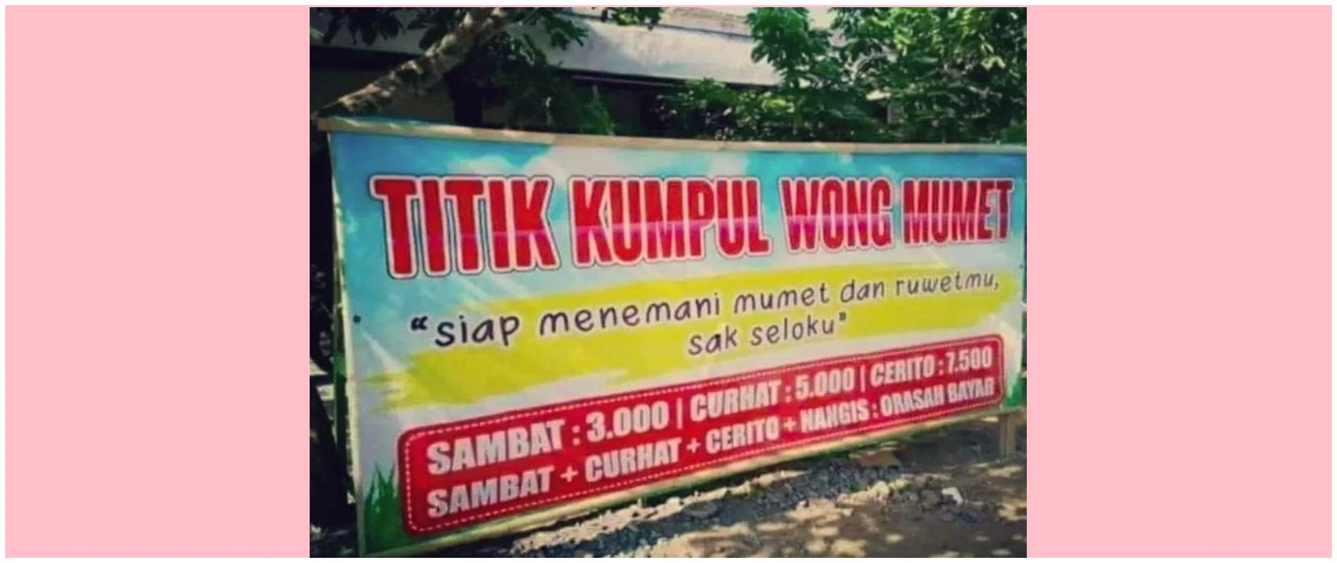 11 Potret kocak spanduk jualan jasa antimainstream ini bikin garuk kepala, idenya nggak kepikiran