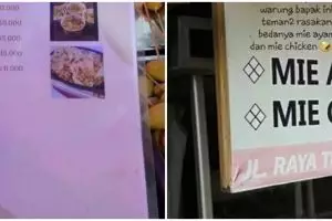 11 Potret kocak menu di warung ini saking nyelenehnya bikin pembeli pasti kebingungan