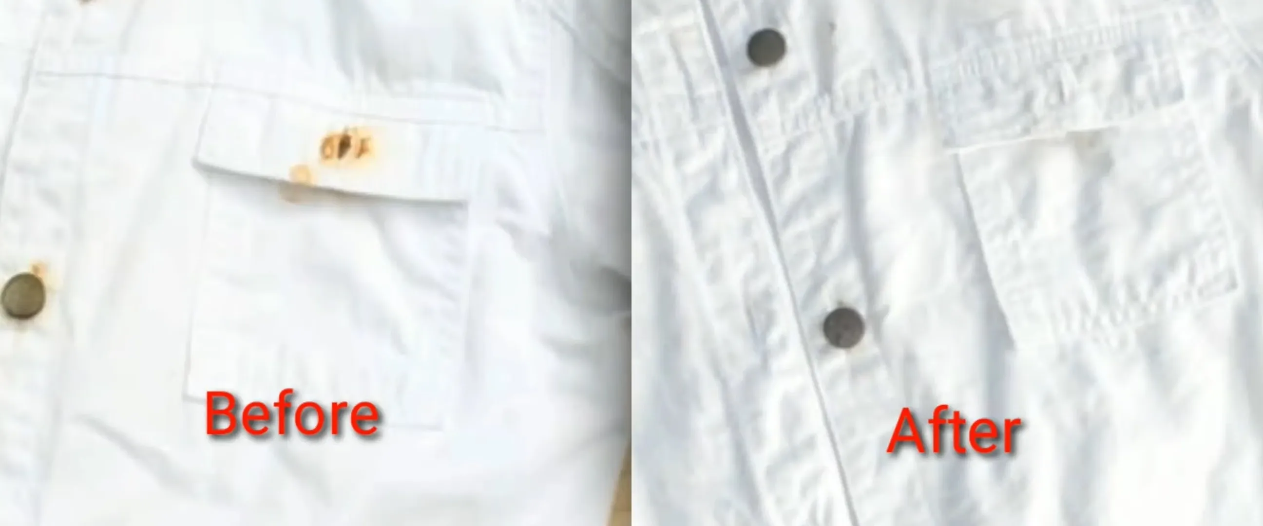 Tak perlu pemutih, ini cara bersihkan noda kancing berkarat di baju putih pakai tambahan 2 bahan dapur