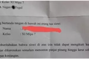 15 Potret kocak surat izin sekolah isi alasannya ini nyeleneh abis, guru harus ekstra sabar