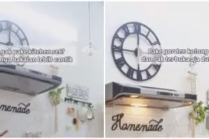 8 Potret dapur tampak mewah tanpa kitchen set ini bukti penataan sederhana bisa tetap estetik