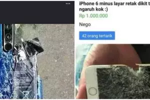 11 Potret kocak orang jual HP rusak di Facebook ini bikin nggak habis pikir, mending dirujak aja