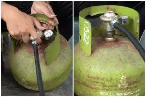 Bukan diberi karet gelang atau ban bekas, ini trik mengatasi tabung gas elpiji berdesis pakai 1 alat