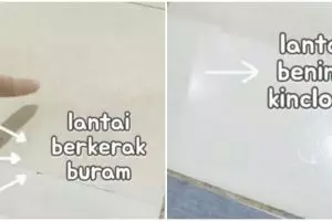 Auto glowing tanpa karbol, ini cara bersihkan lantai keramik di rumah yang kusam pakai 1 bahan dapur