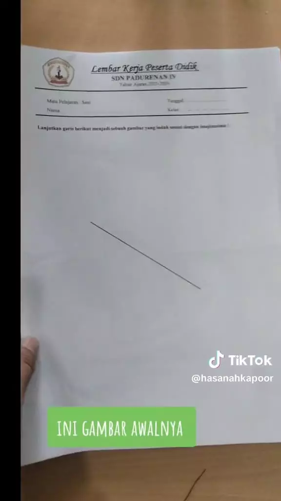 Gambar murid 5 SD di luar nurul © TikTok