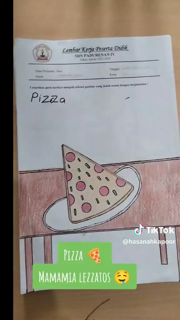 Gambar murid 5 SD di luar nurul © TikTok