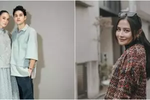 9 Momen pertemuan Luna Maya dan Prilly Latuconsina, aksi Maxime Bouttier peluk eks pacar tuai sorotan