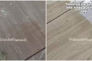 Mengilap tanpa cairan kimia, ini cara bersihkan noda bekas semen di lantai pakai 1 bahan pengawet