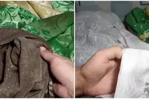 Noda luntur tanpa disikat, ini cara bersihkan gorden dekil jadi kinclong pakai 1 tambahan bahan kue