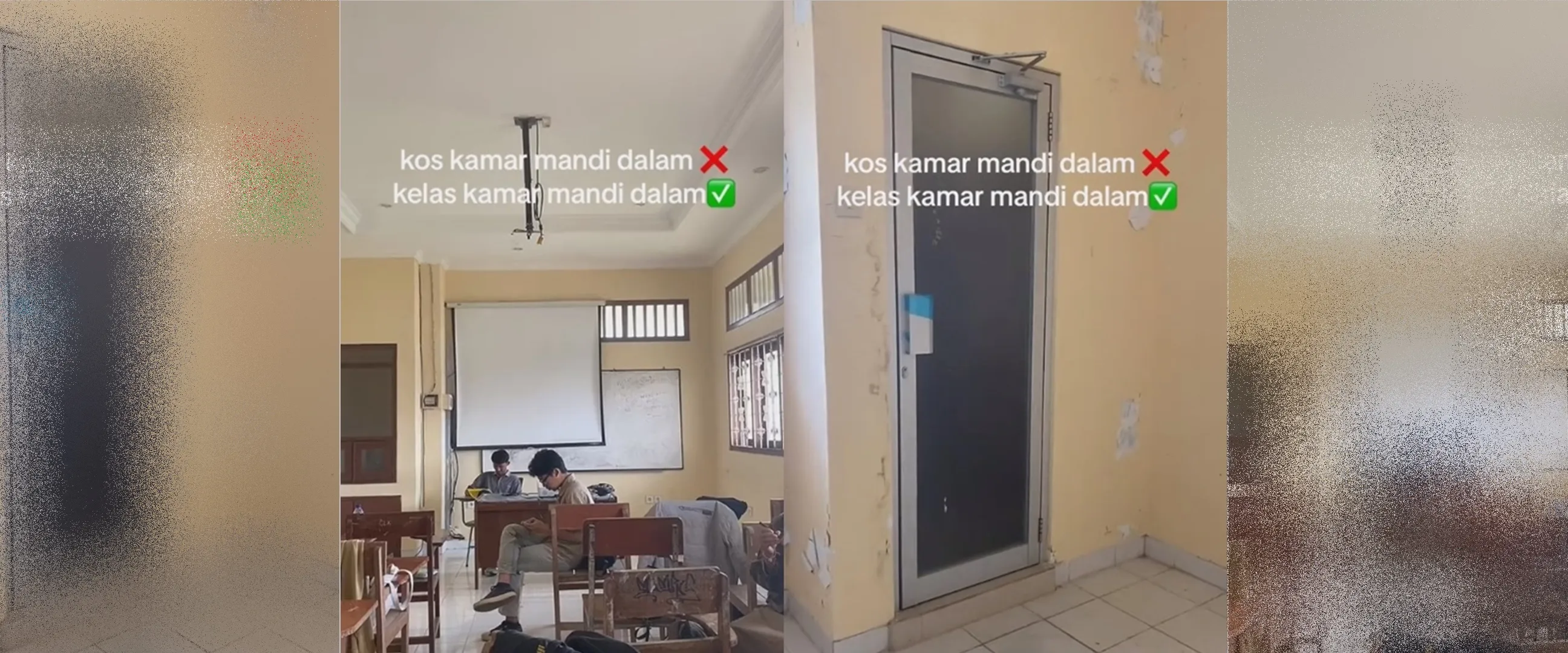 Desain kamar mandi dalam kelas ini bikin tepuk jidat, bau buang hajat tercium buat tak fokus belajar