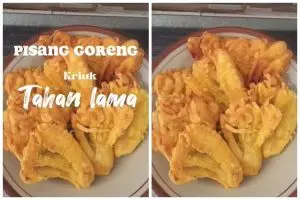Tanpa baking soda atau margarin, ini cara bikin pisang goreng renyah dan tak pucat pakai 3 bahan dapur