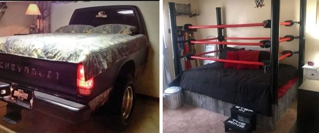 11 Desain nyeleneh tempat tidur ini di luar nurul, ada yang konsepnya mobil bak terbuka