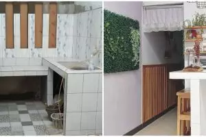 9 Potret dapur mungil pakai mini bar sederhana dan memikat, dekorasinya antiribet bisa jadi inspirasi