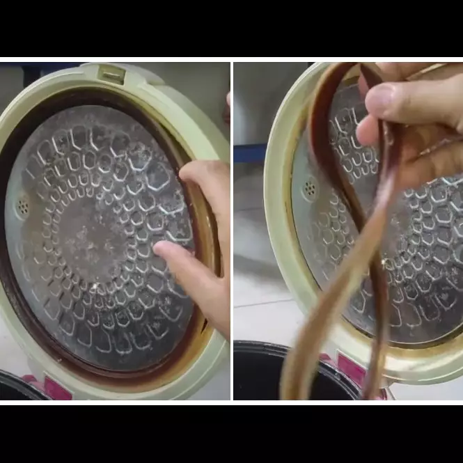 Cara mengatasi karet di tutup rice cooker longgar agar kembali rapat, nasi jadi tidak cepat kering