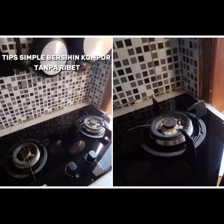 Bukan pakai cuka, begini cara bersihkan kompor tanam agar kembali kinclong dengan 1 bahan dapur
