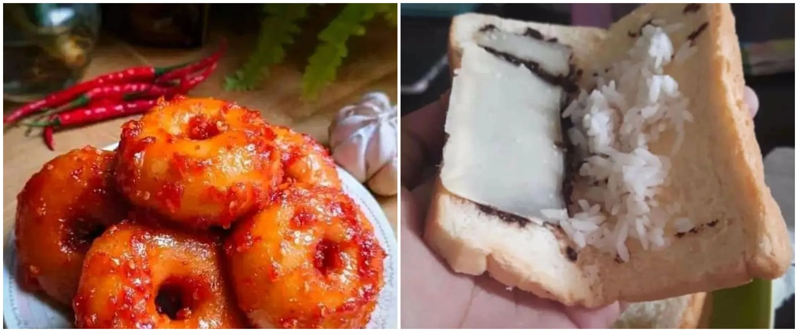 11 Potret kocak makanan ini saking nyelenehnya bikin selera makan hilang seketika